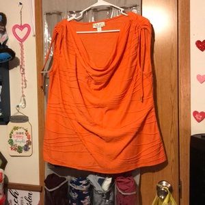 Dress barn orange color tank top